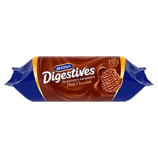 McVitie’s Milk Chocolate Digestives front of pack — UK-sourced, shipped Worldwide