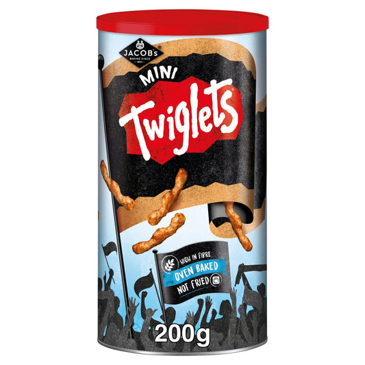 Frebps 雅各布全麦脆棒 原味 纸筒装 200g | Jacob’s Twiglets Original Tube 200g front of pack — UK-sourced, courier delivery to China