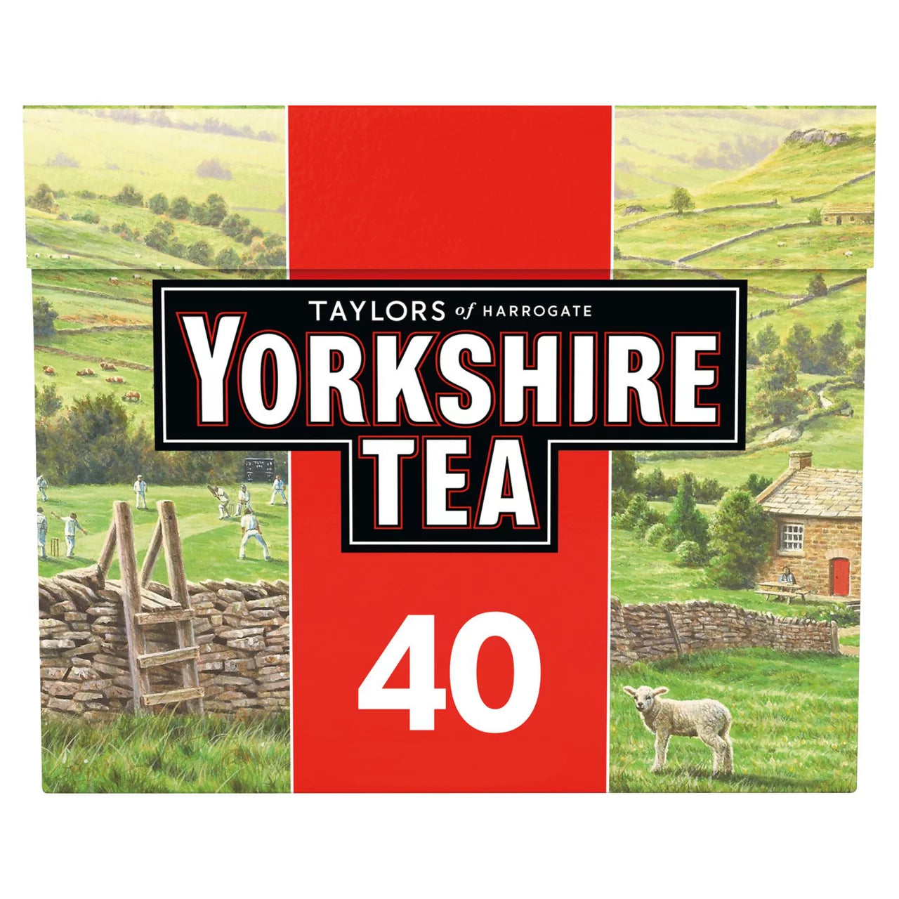 Yorkshire Tea (40 Bags) front of pack — UK-sourced, shipped Worldwide