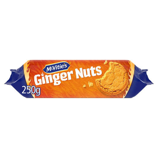 McVitie’s Ginger Nuts front of pack — UK-sourced, shipped Worldwide.