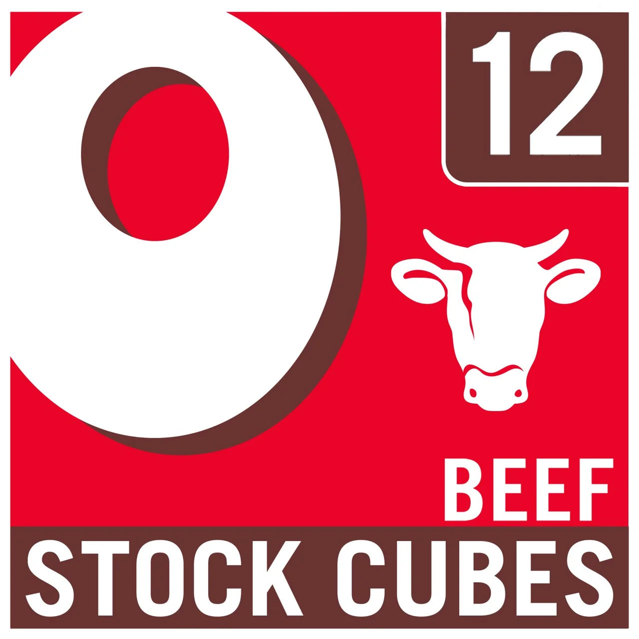Oxo 12 Beef Stock Cubes front of pack — UK-sourced, shipping Worldwide